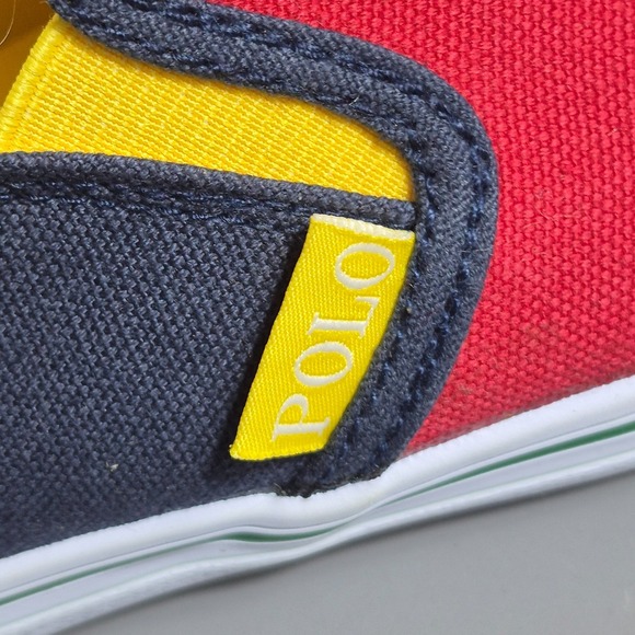 Polo Ralph Lauren Boys Landyn Slip-On Canvas Casual Shoes Size 3 NEW NO BOX - Picture 4 of 7